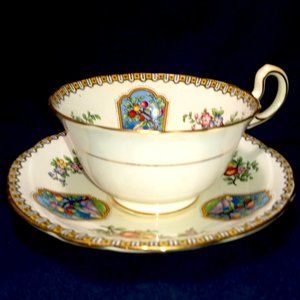 AYNSLEY 'ZDENA' CUP & SAUCER